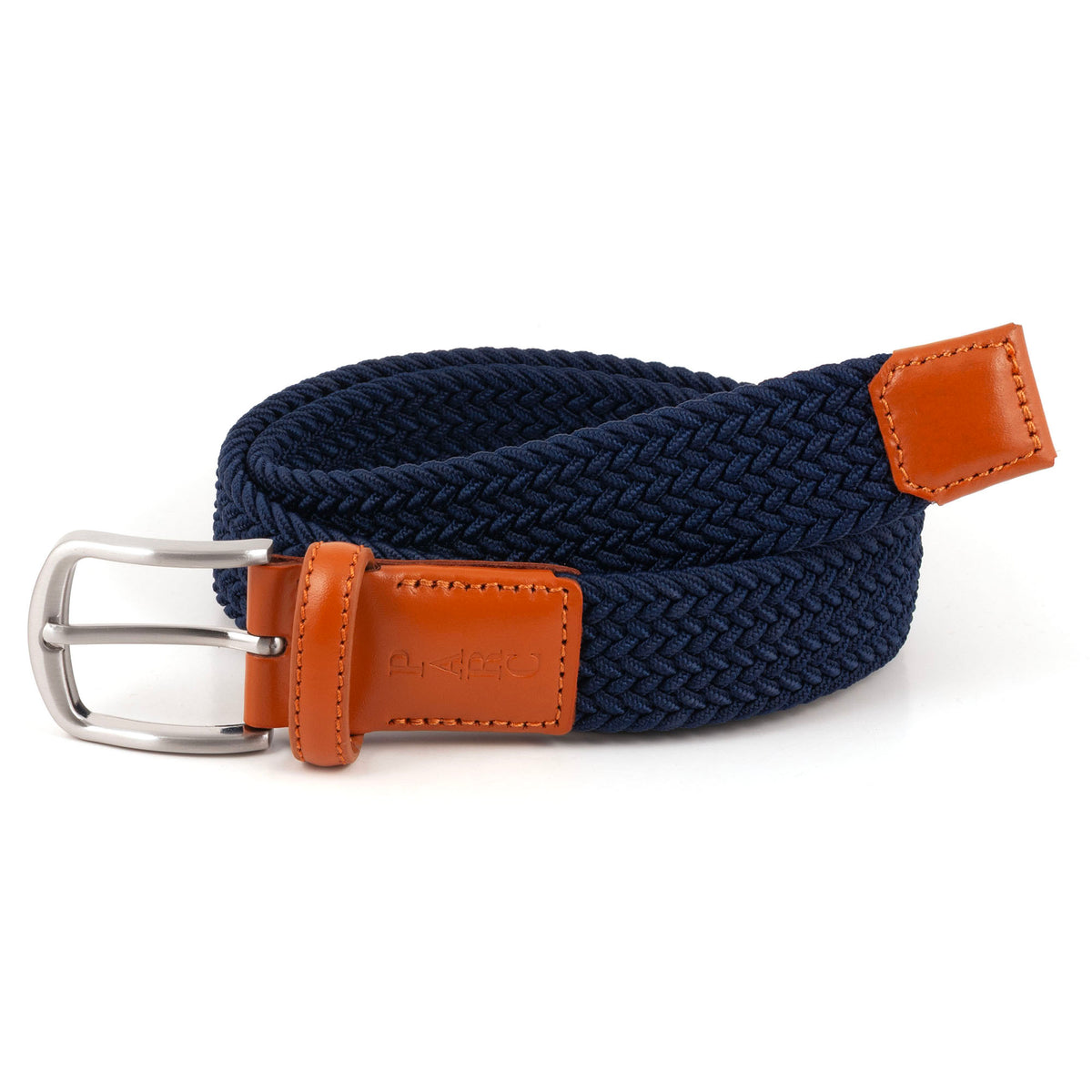 Navy Stretch Braid Belt