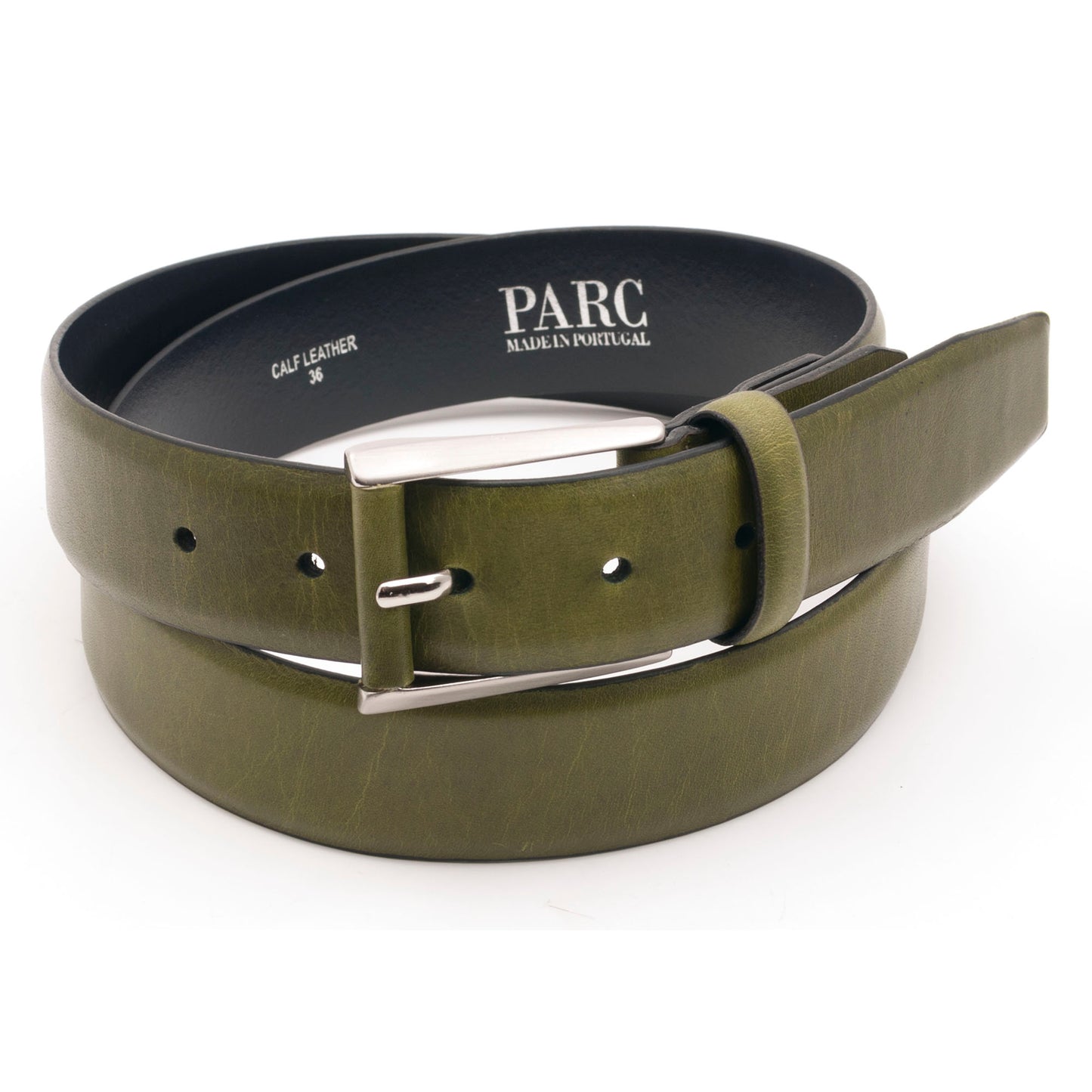 Olive Leather Belt