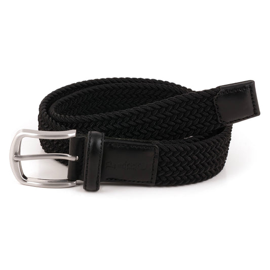 Black Stretch Braid Belt