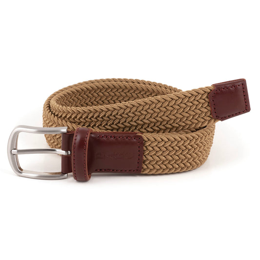 Khaki Stretch Braid Belt