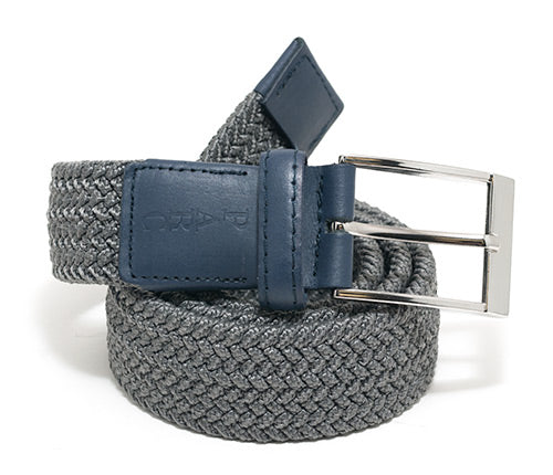 Charcoal Stretch Braid Belt