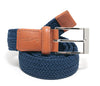 Navy Stretch Braid Belt